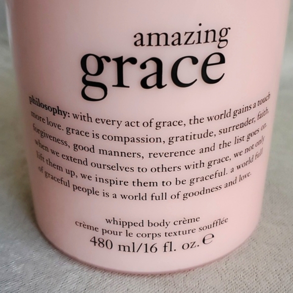 🆕️ PHILOSOPHY Amazing Grace Whipped Body Creme SUPERSIZE 16 fl oz. - Picture 3 of 4